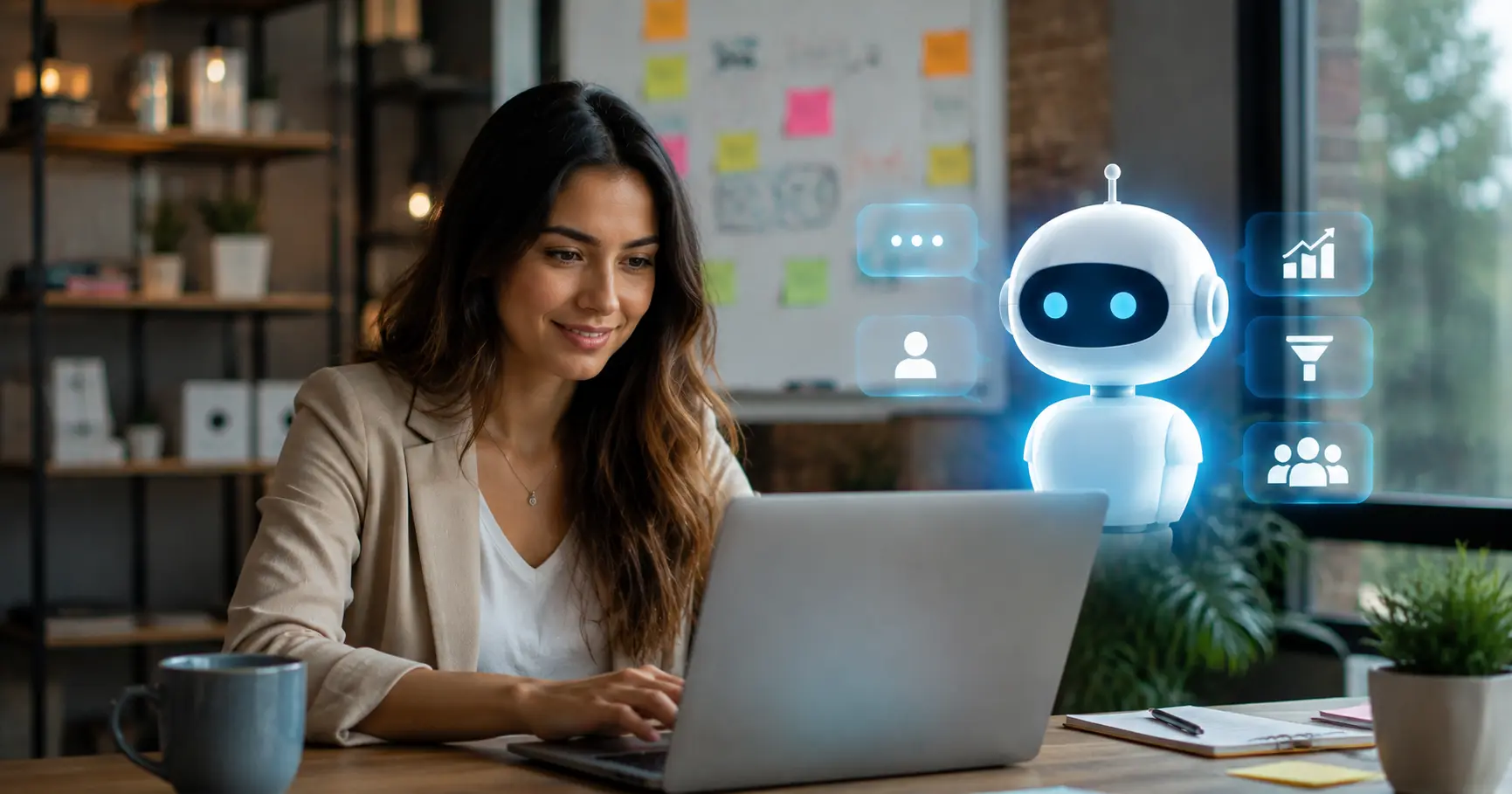 Affordable AI chatbot for startup lead generation