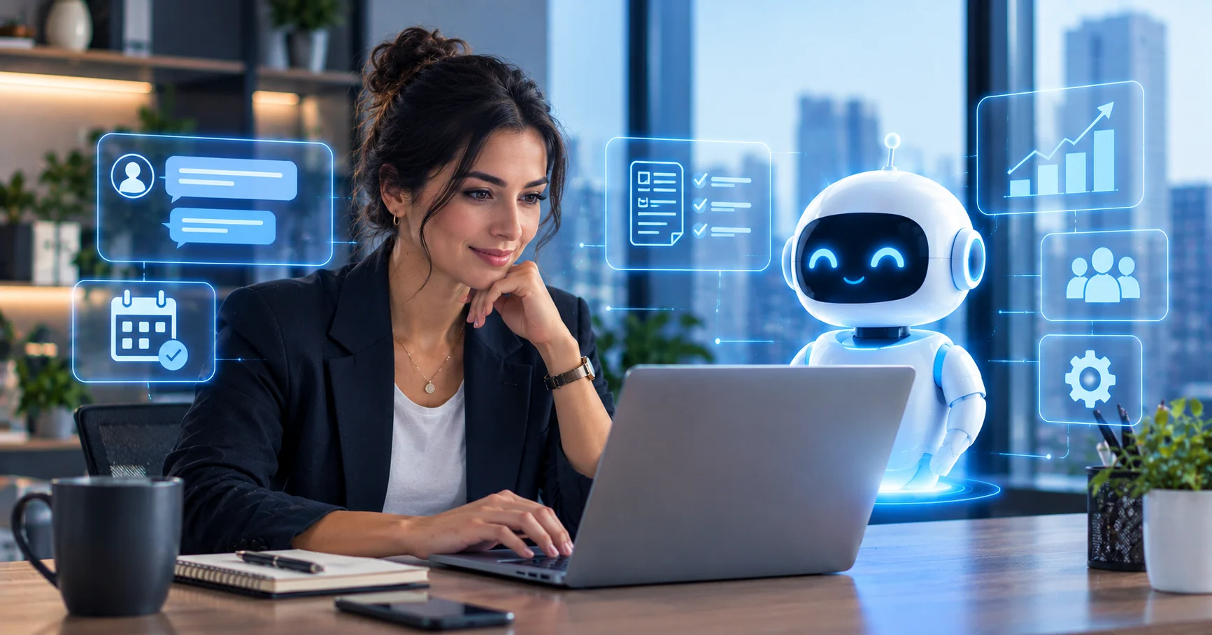 Decagon AI customer service agent platform visual