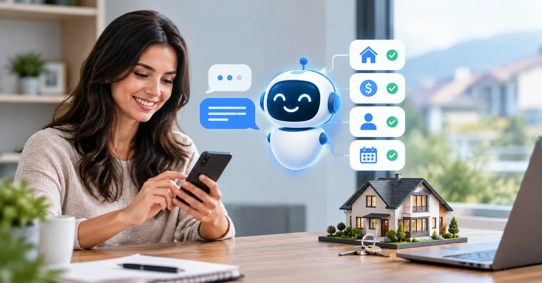 Real estate buyer qualification chatbot sorting serious home buyers