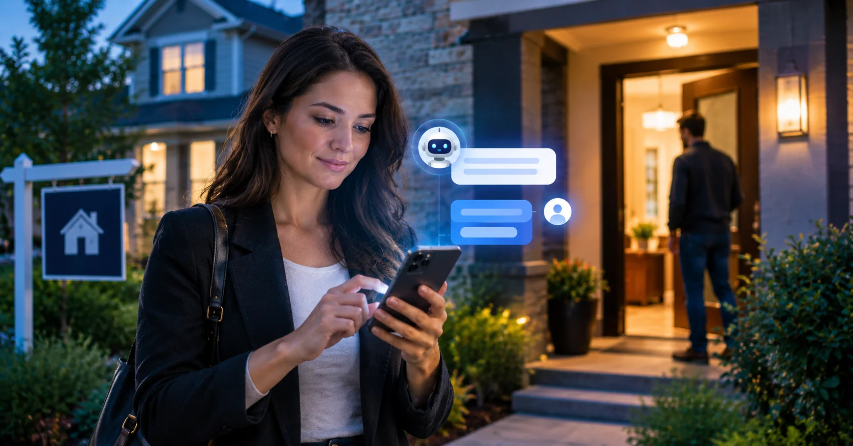 Real estate seller lead chatbot capturing homeowner listing enquiries